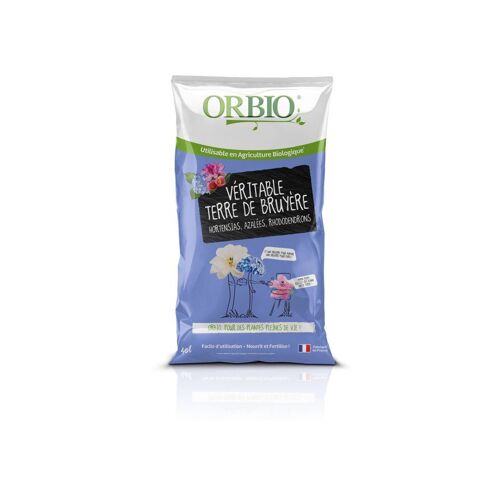 Terre De Bruyère Orbio 40 L - Substrat Léger Acide Pour Hortensias Et Azalées
