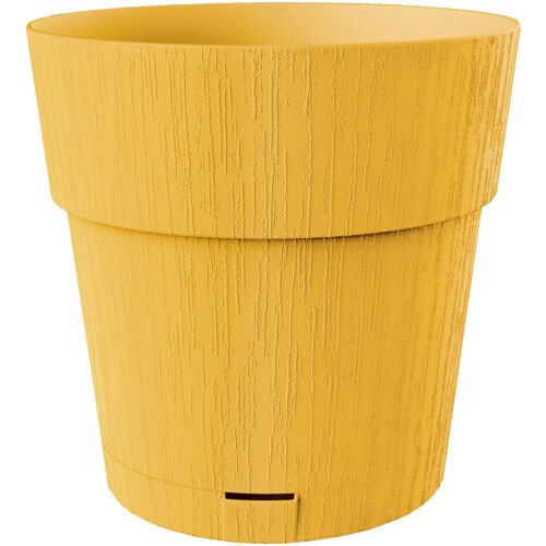 Pot De Fleur Stefanplast Ethica - 2 L - 40 X 39 Cm - Moutarde