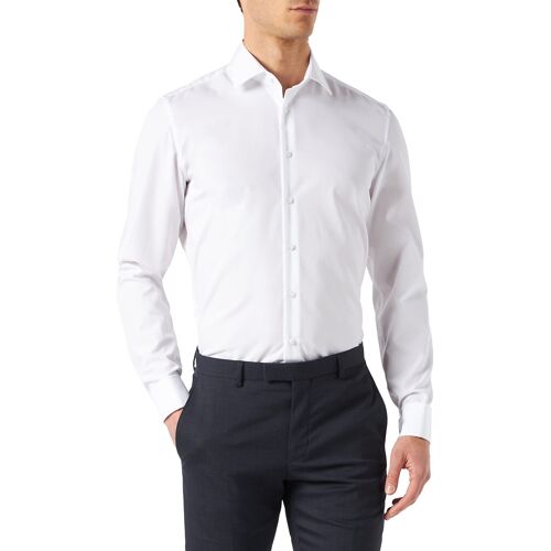 Chemise Slim En Coton Seidensticker - Blanc - 42