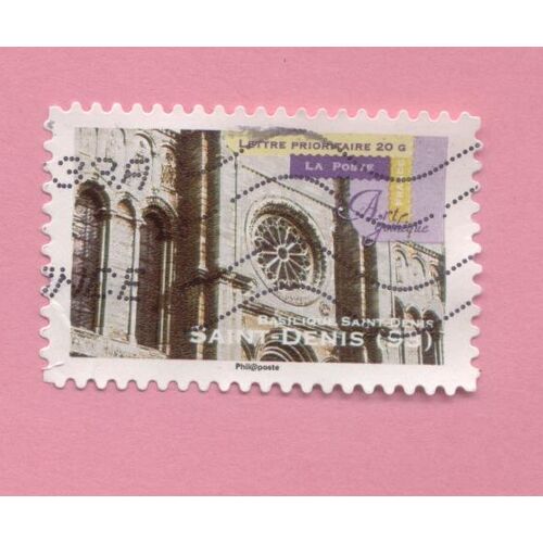 Timbre Oblitéré Used Stamp Art Gothique Saint Denis 93 Basilique Saint Denis France 2011
