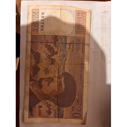 Billet 20 Francs Debussy