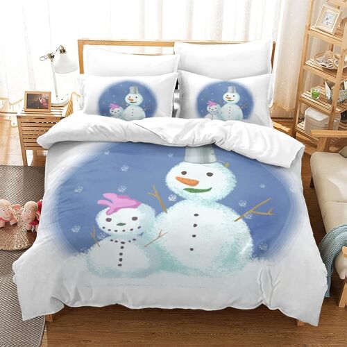 Christmas Impression En D Sets De Housse De Avec Fermeture Eclair Couettes Festival Housse De Couette Microfibre £¬Adulte Gar? On Fille Nsemble£¬