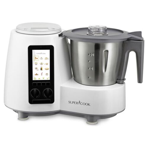 Princess Sc110 Robot De Cuisine 1000 W 2 L Acier Inoxydable Et Blanc