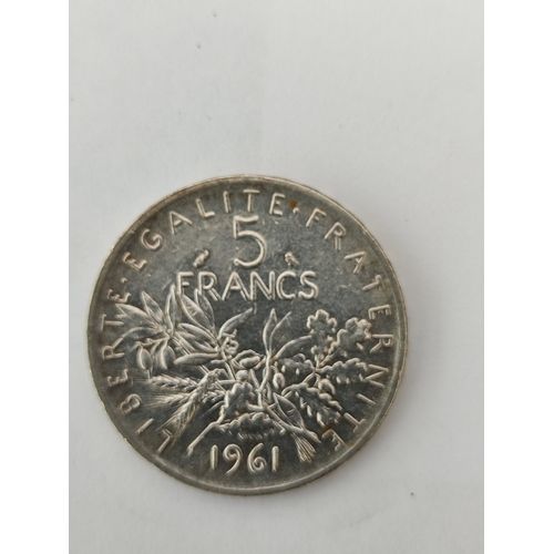5 Francs Type Semeuse Argent 1961