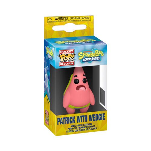 Figurine Funko Pop Keychain Spongebob Squarepants Patrick With Wedgie