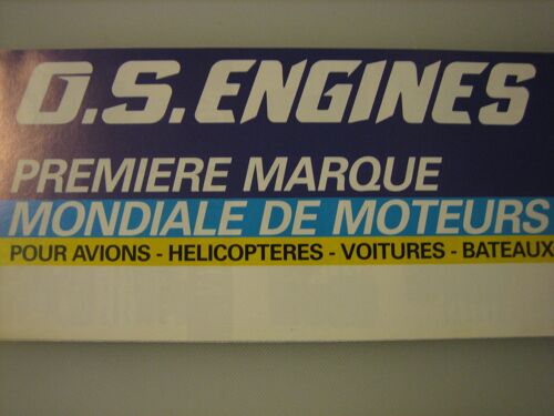 Catalogue O.S. Engines – Scientific France - Dépliant Huit Volets – Univers Du Modélisme