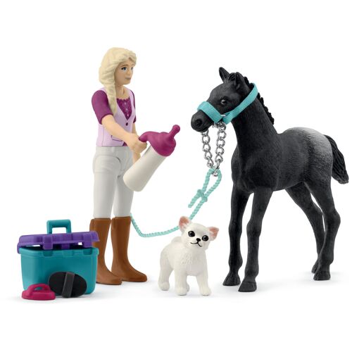 schleich HORSE CLUB Mini Monde - Sofia soigne son poulain