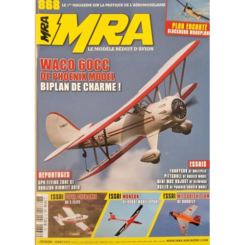 Mra Magazine 868 Waco 60cc De Phoenix Model Biplan De Charme !