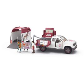 schleich HORSE CLUB Vétérinaire mobile avec remorque