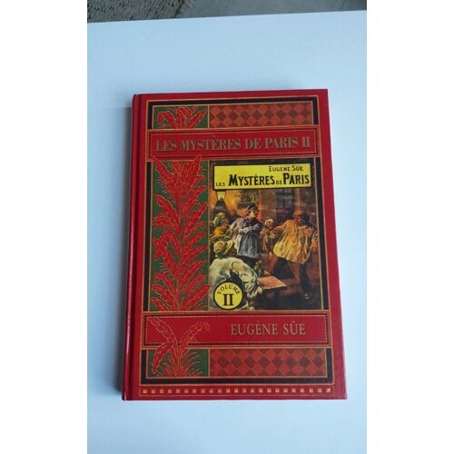 Livre Les Mystères De Paris Vol2 Eugène Sue