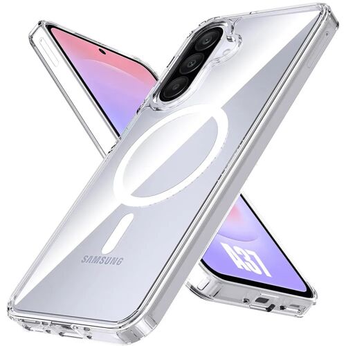 Coque pour Samsung Galaxy A37 5G, Protection avec Cercle Magnétique Antichoc - Transparent - E.F.Connection
