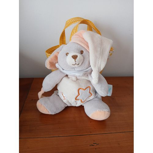 Baby Nat: Doudou Petit Chien avec bonnet de nuit