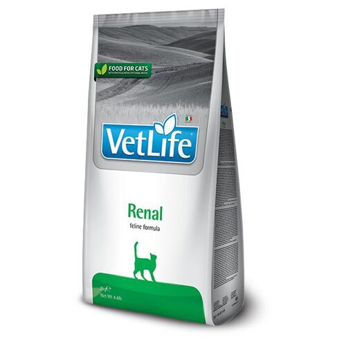 Farmina Pet Food Vet Life Renal Croquette Pour Chat 2 Kg Adulte