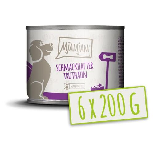 Mjamjam 4260512871215 Pâtée Pour Chien Carotte, Dinde Adulte 200 G