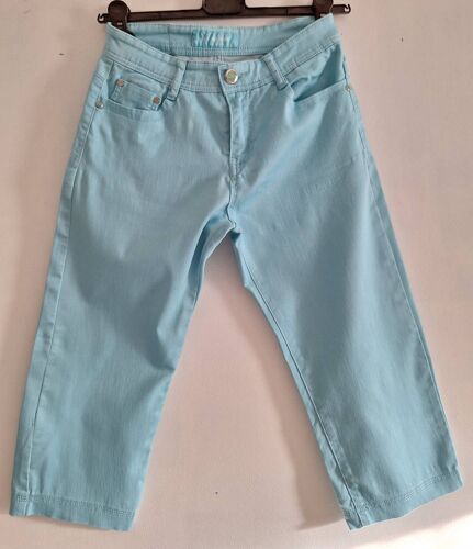 Pantacourt Élasthanne Turquoise