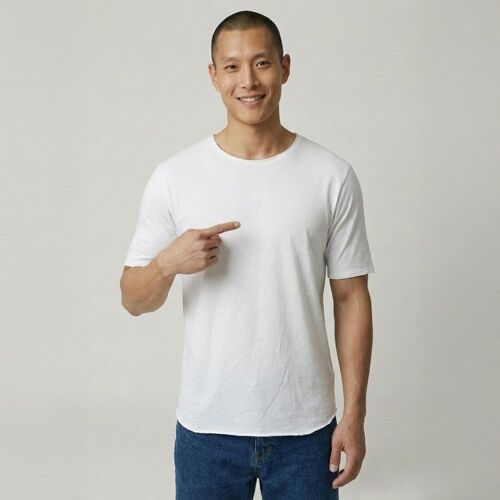 Tee Shirt Bianco T084gcal Homme Imperial