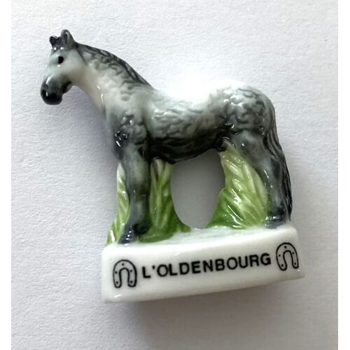 Feve Cheval L'oldenbourg / Éditions Atlas Peinte À La Main