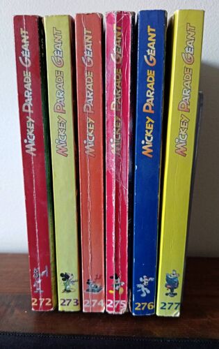 Lot De Mickey Parade Géant Du N°272 Au N°277