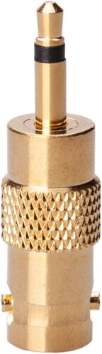 Adaptateur Mono 3,5 mm, Femelle vers TS mâle 3,5 mm, connecteur bidirectionnel plaqué Or, Adaptateur de câble coaxial SDI pour caméra de Surveillance CCTV DVI Dab CB Radio Antenne