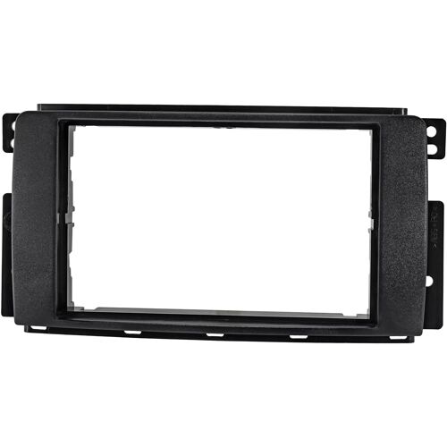 Cadre Radio Double DIN Compatible avec Smart Fortwo 451 ForFour 454 Noir