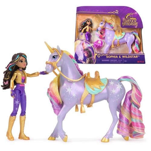 Coffret Licorne Et Poupee Wildstar Et Sophia Unicorn Academy