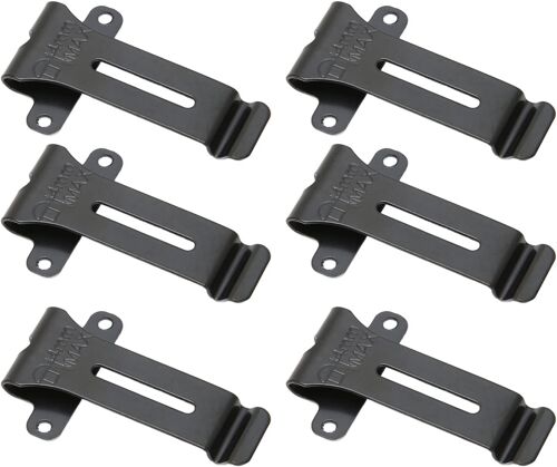 Lot de 6 Clips de Ceinture de Rechange, Support de Ceinture Radio pour TK 208 TK 308 TH 22AT, pour BF 888S BF 666s