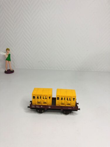 Wagon Plat Avec Containers Bailly Jouef Ho 6450-Jouef