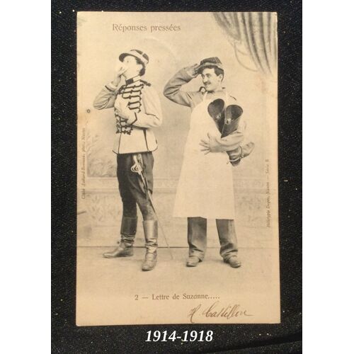 Carte Postale Réponses Pressées Lettre De Suzanne Un Trésor De L’Humour D’Autrefois ! 1914 - 1918
