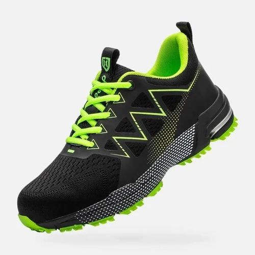 Chaussures De Sécurité Pour Hommes Embout Acier, Bande Réfléchissante, Confortable - 38