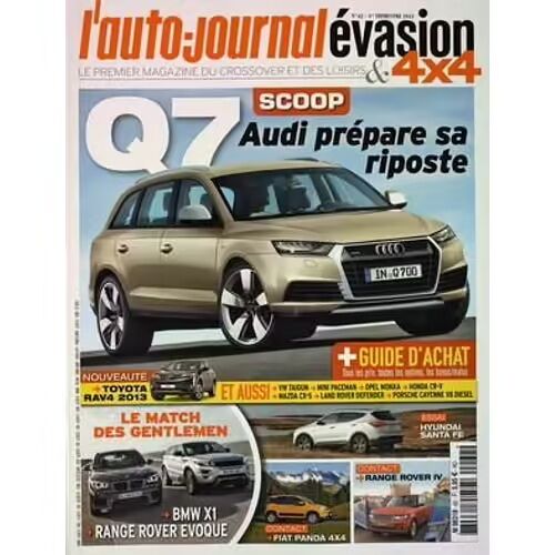 Auto Journal Evasion Et 4x4 62 De 2013 Vw Taigun,Mini Paceman,Fiat Panda 4x4 1.3 Mjt,Range Rover Sdv8 4.4 Autobiography,Honda Crv 2.2i Dtec 4wd Exe,Opel Mokka 1.7 Cdti,Porsche Cayenne S Diesel,Range R