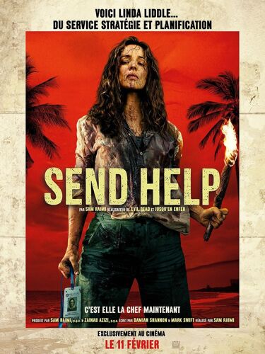 Send Help / Affiche Cinéma Originale 120x160 Cm Roulée. Sam Raimi - Année 2026
