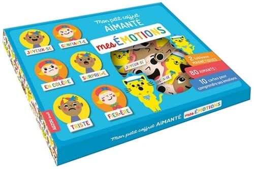 Mes Émotions - Avec 2 Tableaux Magnétiques, 80 Aimants, 10 Cartes Pour Comprendre Ses Émotions