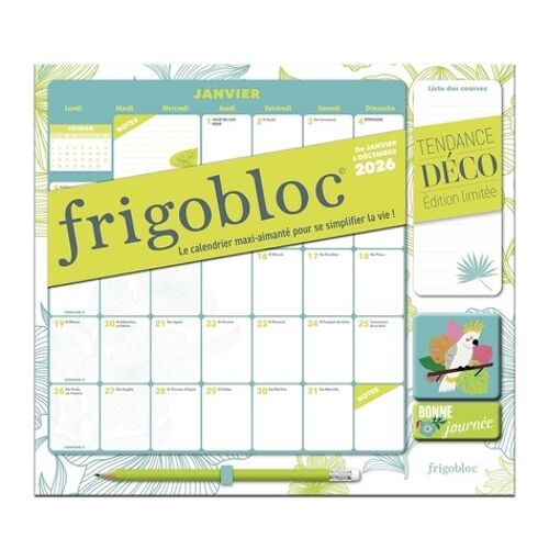 Frigobloc Mensuel Tendance Déco