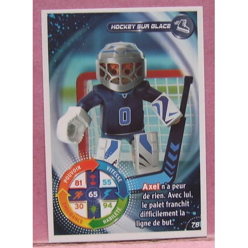 Carte Le Monde Du Sport / Hockey Sur Glace N° 78 - Playmobil / Carrefour - 2021