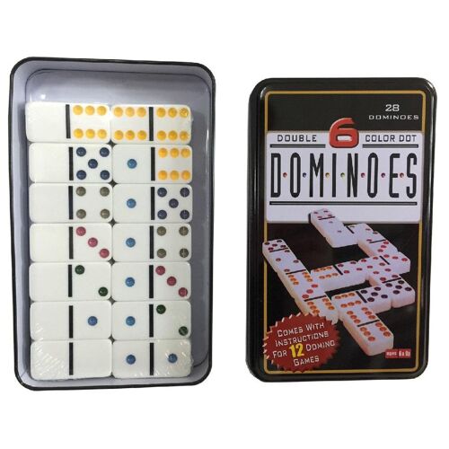 Van Der Meulen Double 6 Domino In Blik