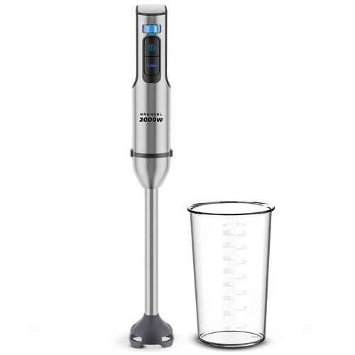 Grunkel BM-2000EXTREME blender 0,8 L Mélangeur par immersion 2000 W Acier inoxydable