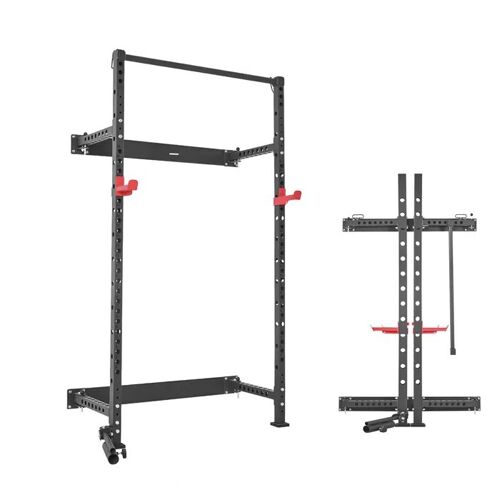 Cage De Musculation Pliable Murale - Duoku - Pk1922 - Pliable Et Gain De Place - Réglable 23 Positions - Capacité 454 Kg