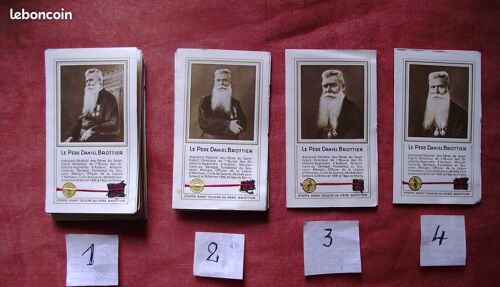 Dépliant Le Père Daniel Brottier + Étoffe Ayant Touché Au Père Brottier