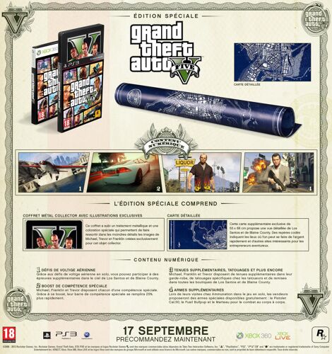 Grand Theft Auto V (Gta) : Edition Spéciale Exclusive Micromania PS3