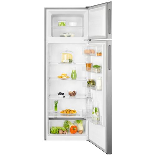Réfrigérateur-congélateur Electrolux LTB1AE28U0 - congélateur haut - 55x54.7x161 cm (lxpxh) - 244.3 litres - classe E - acier inoxydable effet argenté