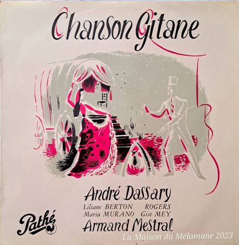 157 Superbe Album Vinyle Original Collection Pathé Chanson Gitane