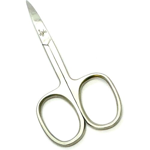Ciseaux Professionnels Pour Ongles Courbe Extra Tranchante, Acier Inoxydable, Pour Cuticules, Sourcils, Poils Du Visage, Moustache Et Nez, Petite Taille Et Économique. 