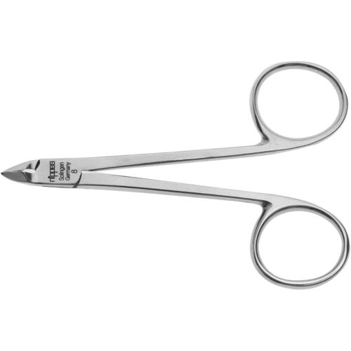 Pince À Cuticules En Acier Nickelé - Extra Fine - Fabriquée En Allemagne - 8 Cm 