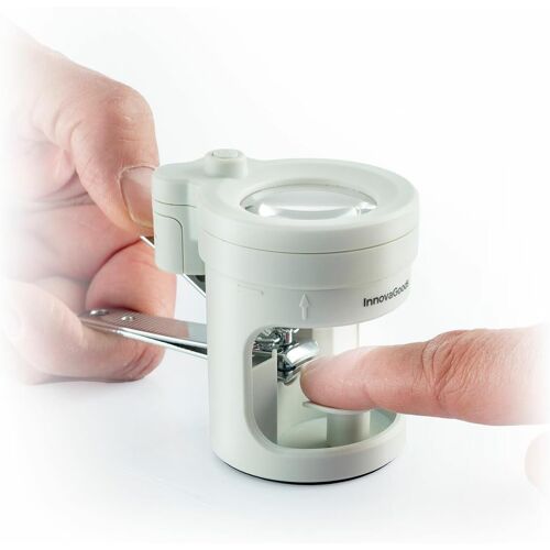Coupe-Ongles Led Multifonction Avec Loupe 8x Et Lime En Métal, Vision Claire, Confort De Coupe, Usb Ou Piles, Multicolore 