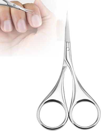 Ciseaux À Cuticules Professionnels, Ciseaux Ongles, Pointe Pointue Extra Fine Incurvée, Lame Incurvée En Acier Inoxydable Manucure Pédicure Beauté Toilettage Pour Ongles, Ongles, Cils 