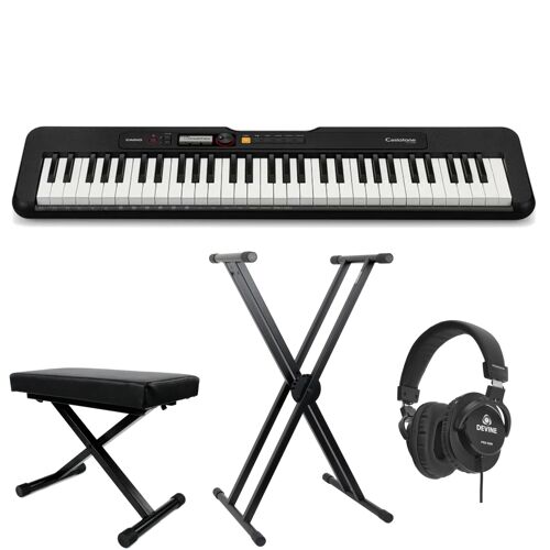 Casio Ct-S200 Casiotone Black Pack Débutant Clavier Haut De Gamme