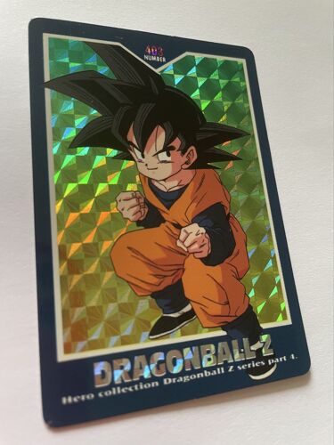 Carte Dragon Ball Z Hero Collection Part 4 - Goku N°412 Holographique (Années 90)