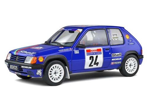 Peugeot 205 Rallye Gr.A Tour De Corse 1990 - Solido 1/18