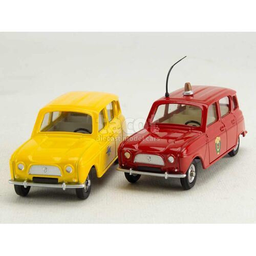 Set Renault 4l De Légende - Dinky Toys Chine 1/43