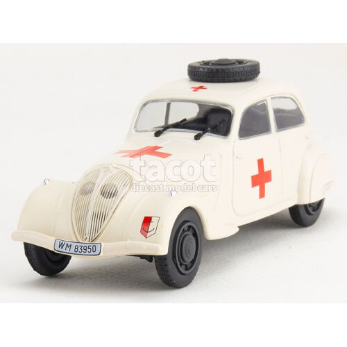 Peugeot 402 B Légère Ambulance 1939 - Modèle Presse 1/43